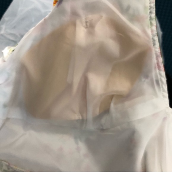 Madison Leigh Romantic Flower Print Sun Dress Sz 6 - Picture 11 of 13